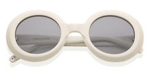 Load image into Gallery viewer, White Round Full Rim Unisex Sunglasses by John Jacobs-201691