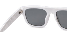 Load image into Gallery viewer, White Wayfarer Full Rim Unisex Sunglasses by Vincent Chase Polarized-206898