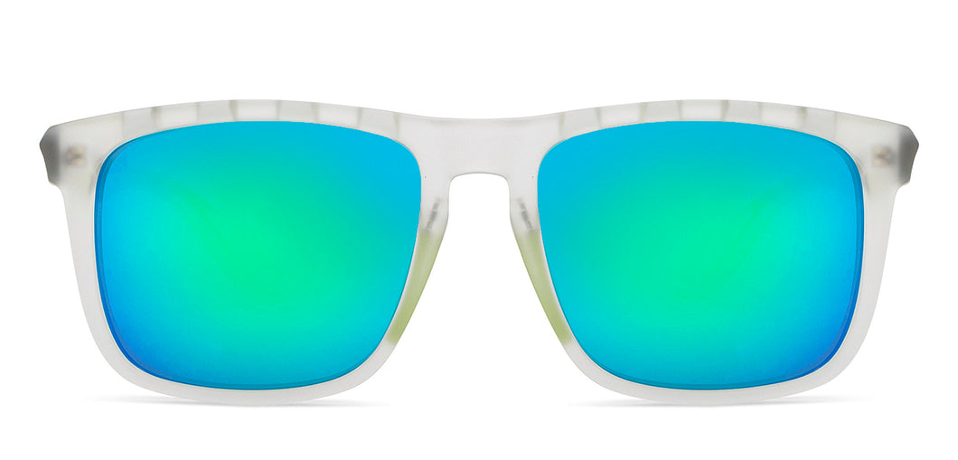 White Wayfarer Full Rim Unisex Sunglasses by Vincent Chase-211486