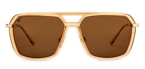 Yellow Geometric Full Rim Unisex Sunglasses by Vincent Chase Polarized-200490