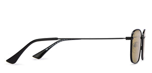 Black Rectangle Full Rim Unisex Sunglasses by Lenskart STUDIO-207738