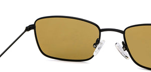 Black Rectangle Full Rim Unisex Sunglasses by Lenskart STUDIO-207738