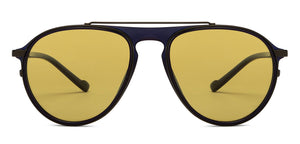 Black Aviator Full Rim Unisex Sunglasses by Lenskart STUDIO-205472