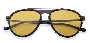 Black Aviator Full Rim Unisex Sunglasses by Lenskart STUDIO-205472