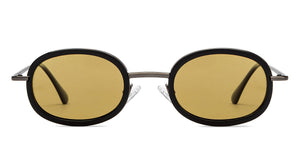 Black Round Full Rim Unisex Sunglasses by Lenskart STUDIO-207744