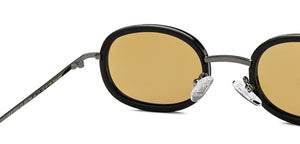 Black Round Full Rim Unisex Sunglasses by Lenskart STUDIO-207744