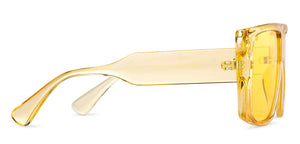 Yellow Wayfarer Full Rim Unisex Sunglasses by Vincent Chase Polarized-151544