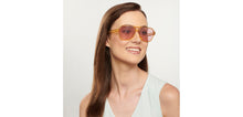 Load image into Gallery viewer, Yellow Geometric Full Rim Unisex Sunglasses by Vincent Chase Polarized-200492