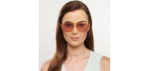 Yellow Geometric Full Rim Unisex Sunglasses by Vincent Chase Polarized-200492