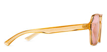 Load image into Gallery viewer, Yellow Geometric Full Rim Unisex Sunglasses by Vincent Chase Polarized-200492