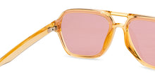 Load image into Gallery viewer, Yellow Geometric Full Rim Unisex Sunglasses by Vincent Chase Polarized-200492