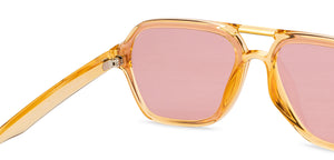 Yellow Geometric Full Rim Unisex Sunglasses by Vincent Chase Polarized-200492