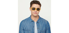 Load image into Gallery viewer, Yellow Rectangle Full Rim Unisex Sunglasses by Vincent Chase Polarized-151900