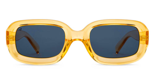 Yellow Rectangle Full Rim Unisex Sunglasses by Vincent Chase Polarized-151900