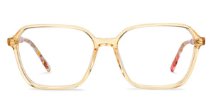 Orange Geometric Full Rim Unisex Eyeglasses by Vincent Chase-215388
